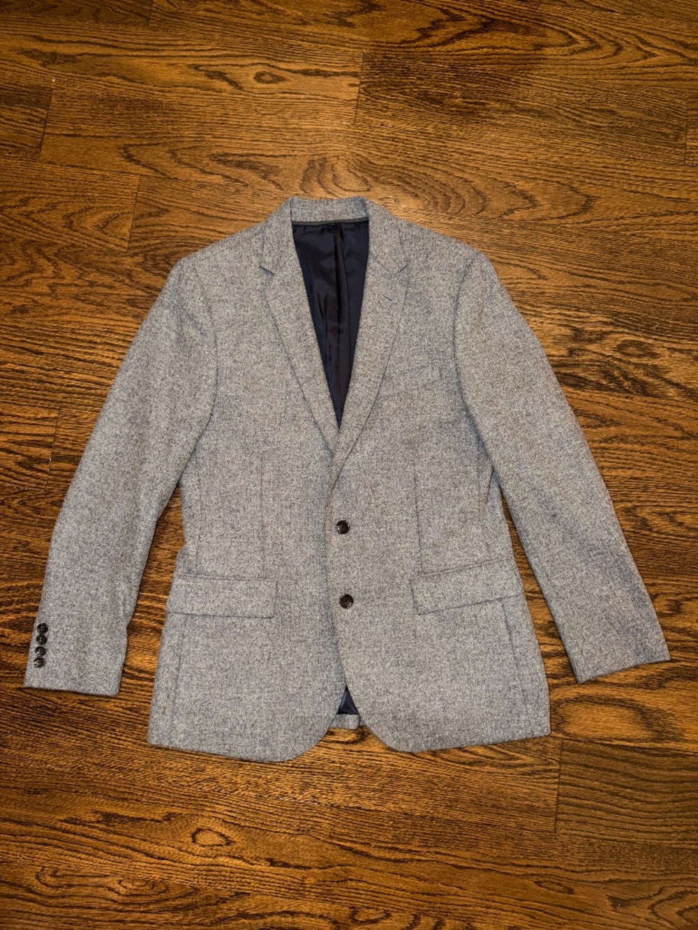 Late 2010s Moon x J Crew Grey Sports Coat